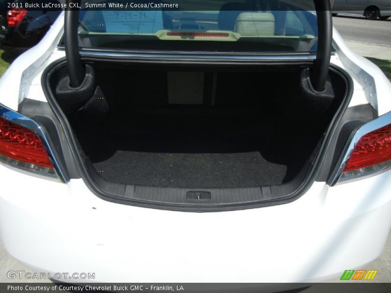 Summit White / Cocoa/Cashmere 2011 Buick LaCrosse CXL