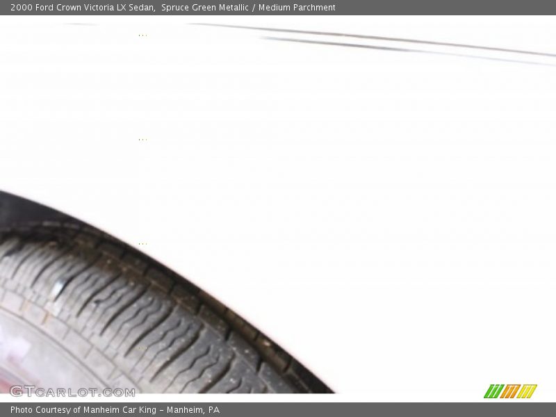 Spruce Green Metallic / Medium Parchment 2000 Ford Crown Victoria LX Sedan