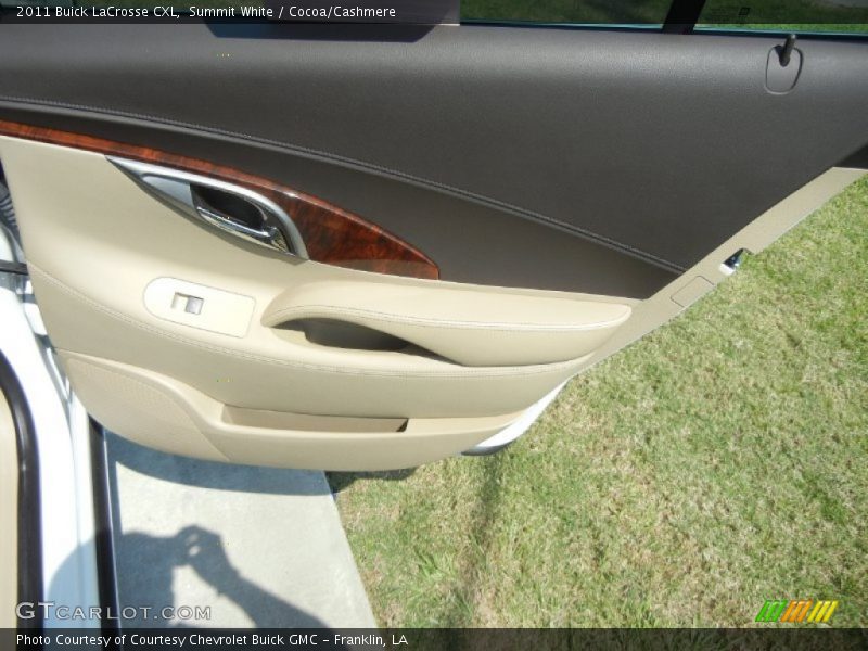 Summit White / Cocoa/Cashmere 2011 Buick LaCrosse CXL