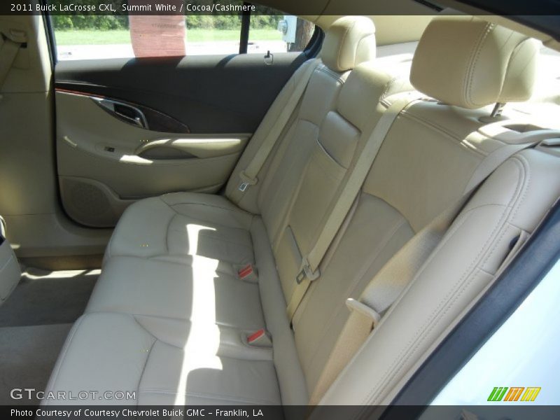 Summit White / Cocoa/Cashmere 2011 Buick LaCrosse CXL