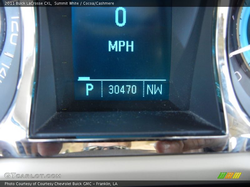 Summit White / Cocoa/Cashmere 2011 Buick LaCrosse CXL