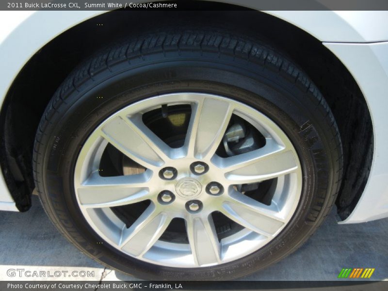 Summit White / Cocoa/Cashmere 2011 Buick LaCrosse CXL