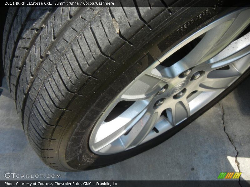 Summit White / Cocoa/Cashmere 2011 Buick LaCrosse CXL