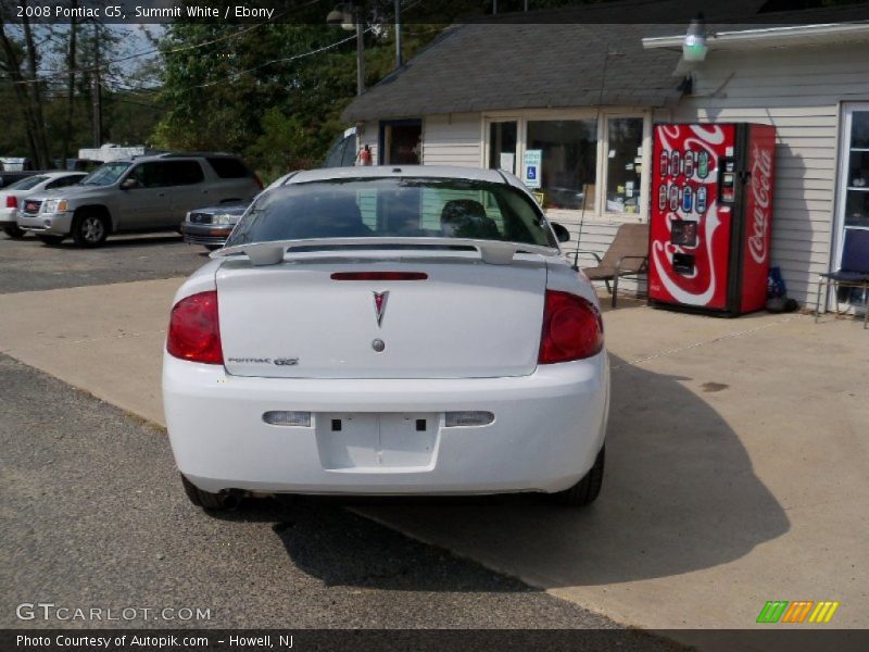 Summit White / Ebony 2008 Pontiac G5