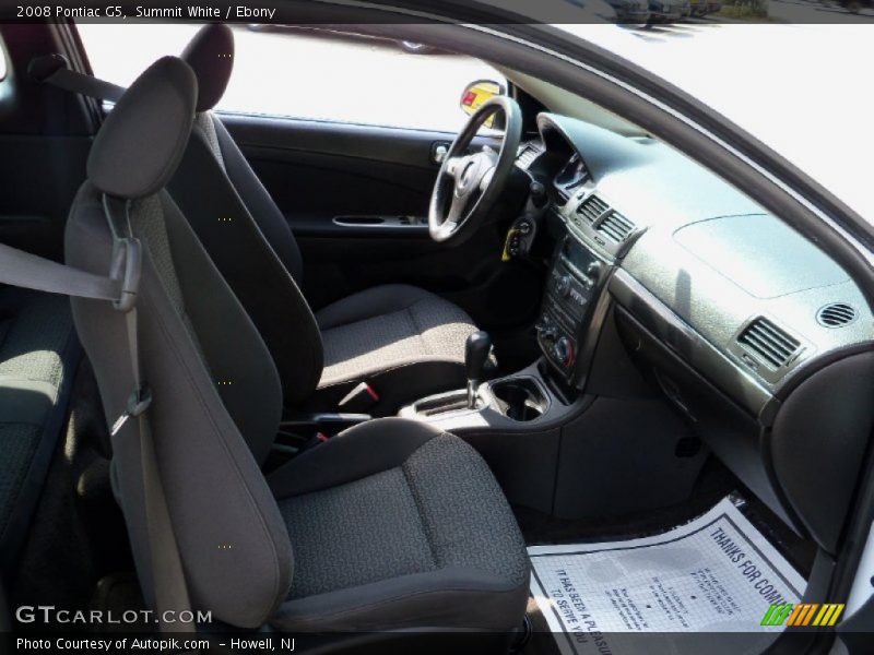 Summit White / Ebony 2008 Pontiac G5