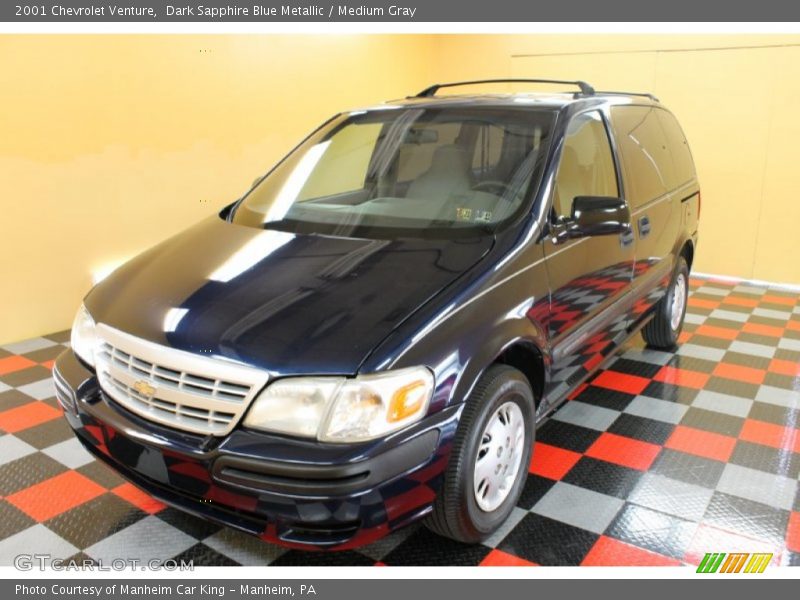 Dark Sapphire Blue Metallic / Medium Gray 2001 Chevrolet Venture