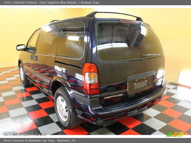 Dark Sapphire Blue Metallic / Medium Gray 2001 Chevrolet Venture