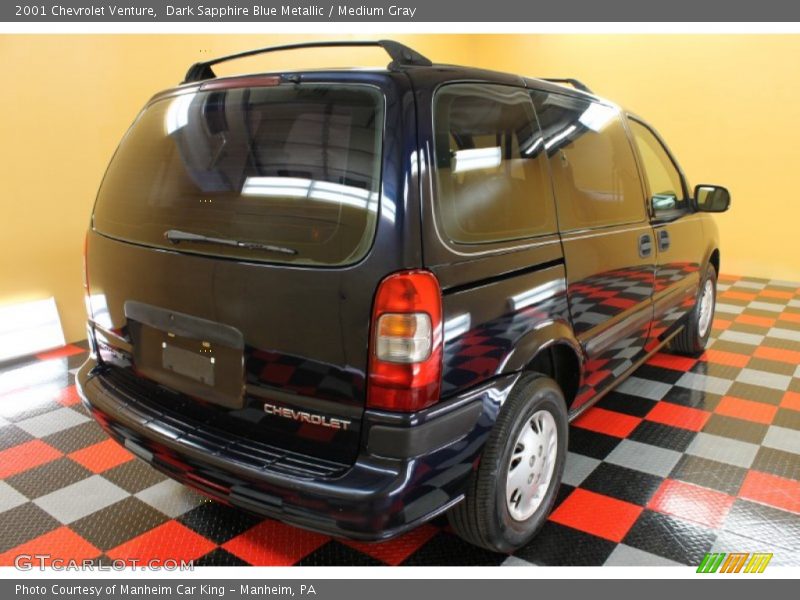 Dark Sapphire Blue Metallic / Medium Gray 2001 Chevrolet Venture