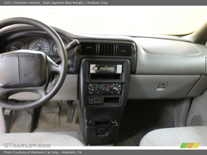 Dark Sapphire Blue Metallic / Medium Gray 2001 Chevrolet Venture