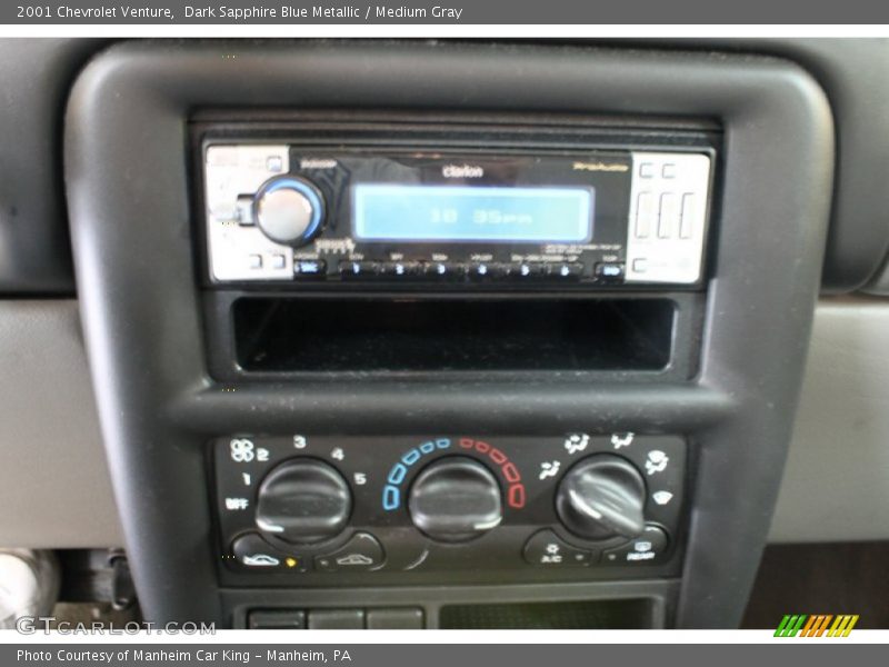 Dark Sapphire Blue Metallic / Medium Gray 2001 Chevrolet Venture