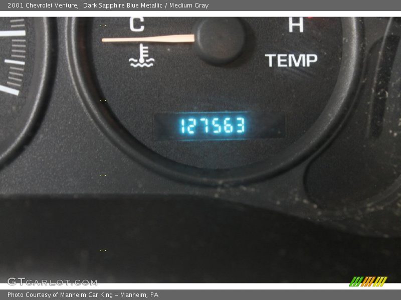 Dark Sapphire Blue Metallic / Medium Gray 2001 Chevrolet Venture
