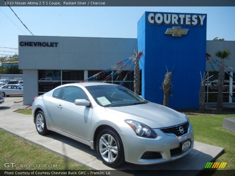 Radiant Silver / Charcoal 2010 Nissan Altima 2.5 S Coupe