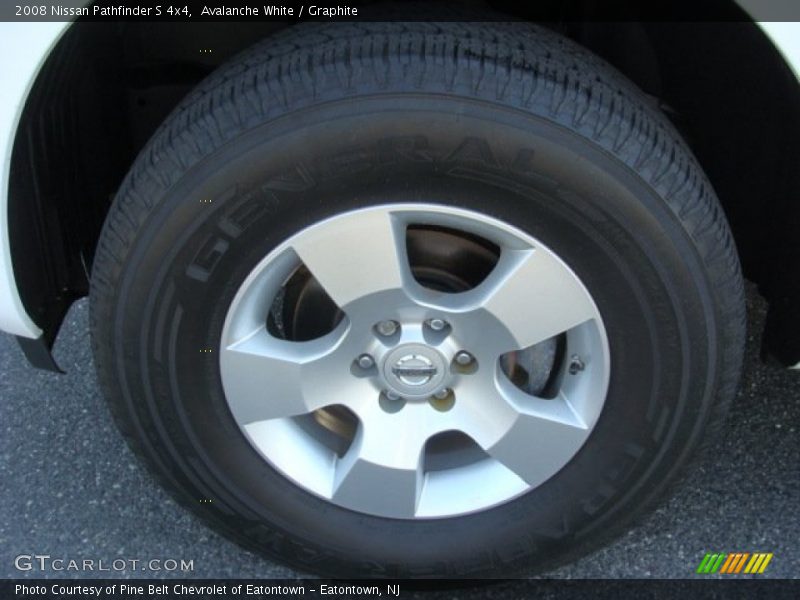 Avalanche White / Graphite 2008 Nissan Pathfinder S 4x4