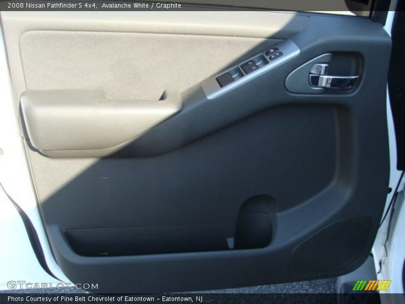 Avalanche White / Graphite 2008 Nissan Pathfinder S 4x4