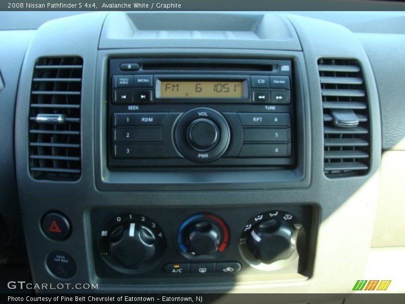 Avalanche White / Graphite 2008 Nissan Pathfinder S 4x4