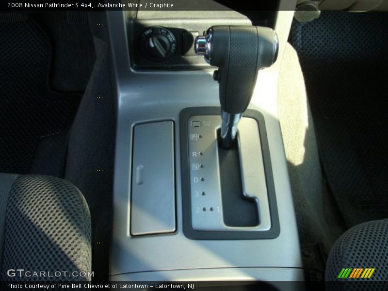 Avalanche White / Graphite 2008 Nissan Pathfinder S 4x4