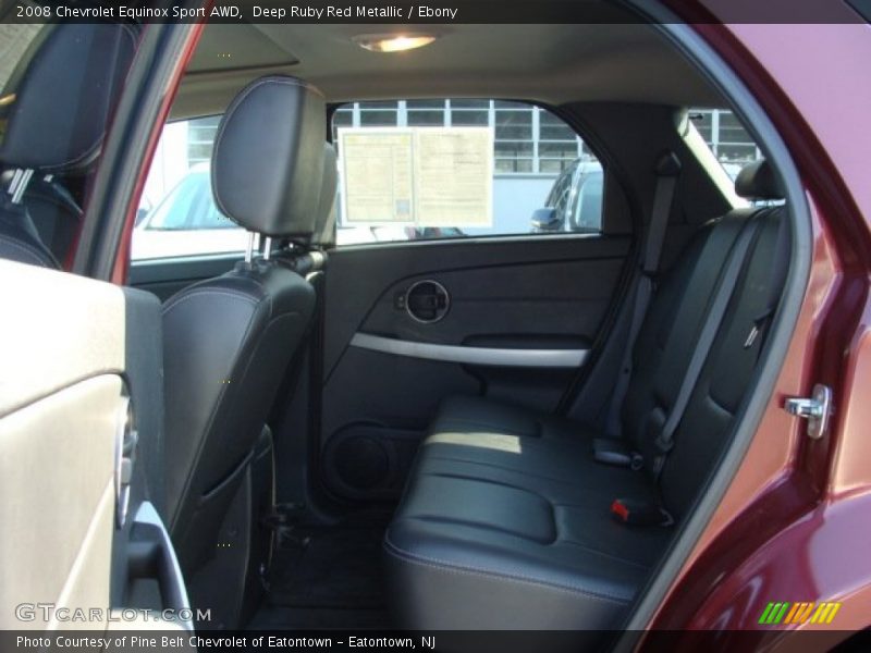Deep Ruby Red Metallic / Ebony 2008 Chevrolet Equinox Sport AWD