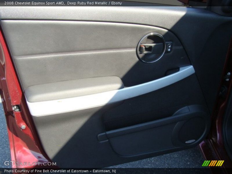 Deep Ruby Red Metallic / Ebony 2008 Chevrolet Equinox Sport AWD