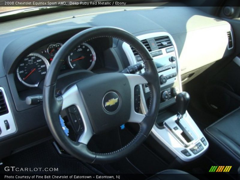 Deep Ruby Red Metallic / Ebony 2008 Chevrolet Equinox Sport AWD