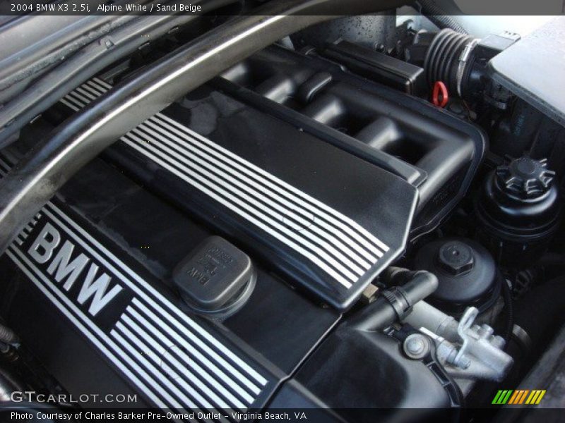 Alpine White / Sand Beige 2004 BMW X3 2.5i
