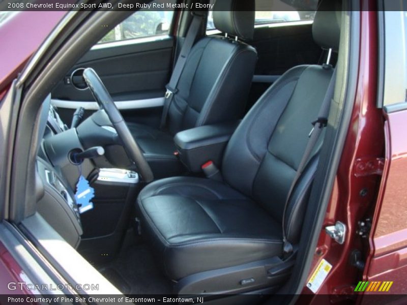 Deep Ruby Red Metallic / Ebony 2008 Chevrolet Equinox Sport AWD
