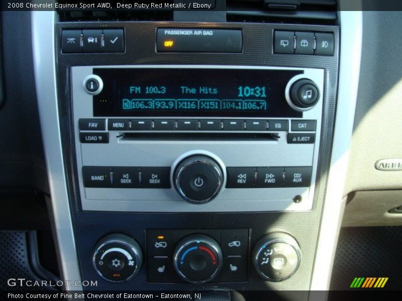 Audio System of 2008 Equinox Sport AWD