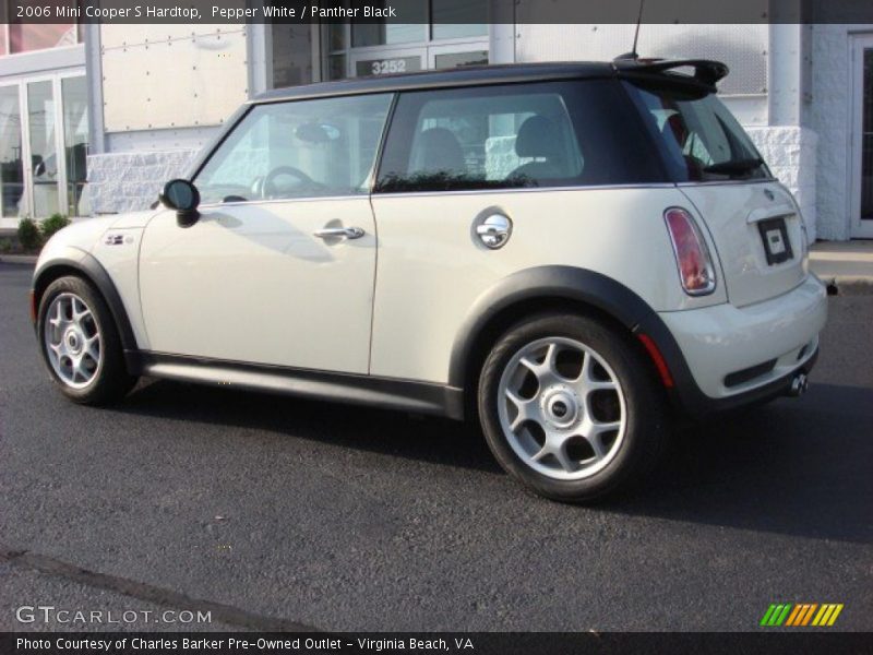 Pepper White / Panther Black 2006 Mini Cooper S Hardtop