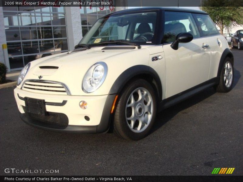 Pepper White / Panther Black 2006 Mini Cooper S Hardtop