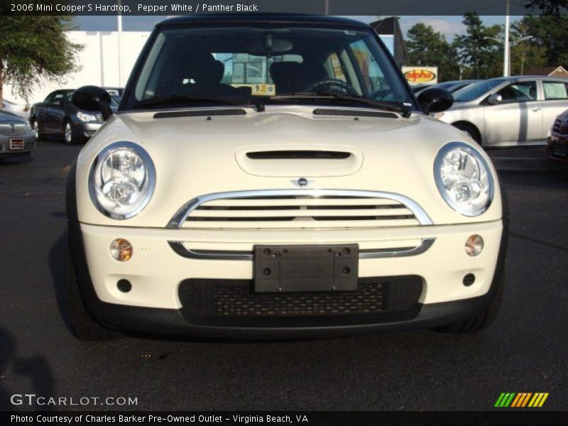 Pepper White / Panther Black 2006 Mini Cooper S Hardtop