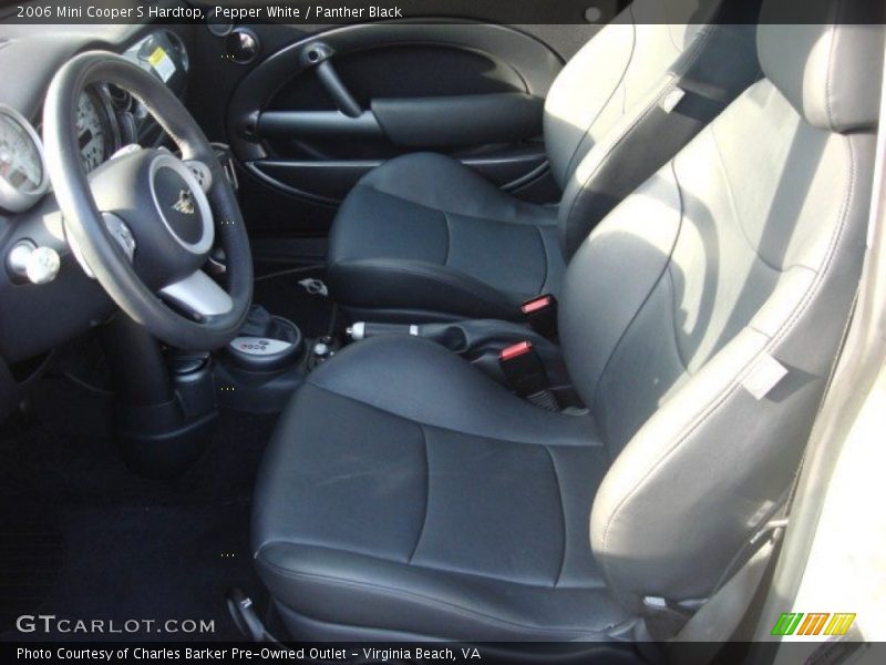 Pepper White / Panther Black 2006 Mini Cooper S Hardtop