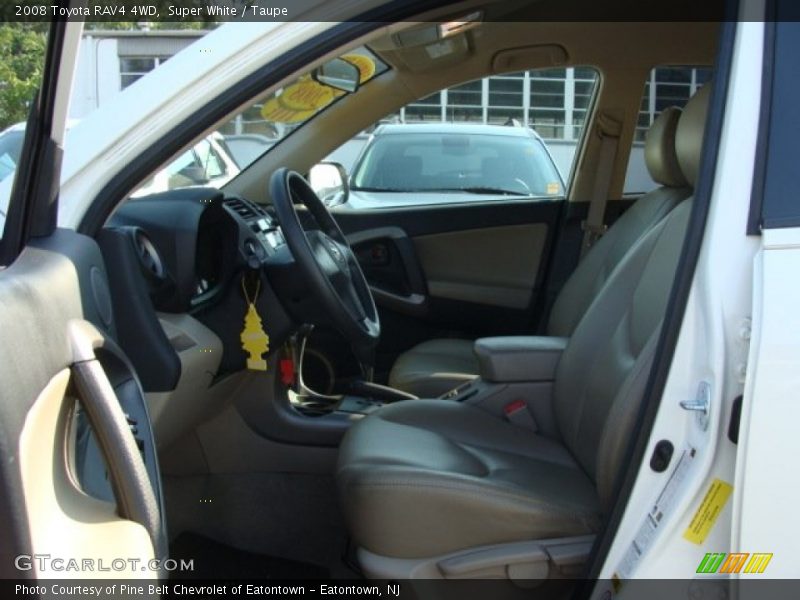 Super White / Taupe 2008 Toyota RAV4 4WD
