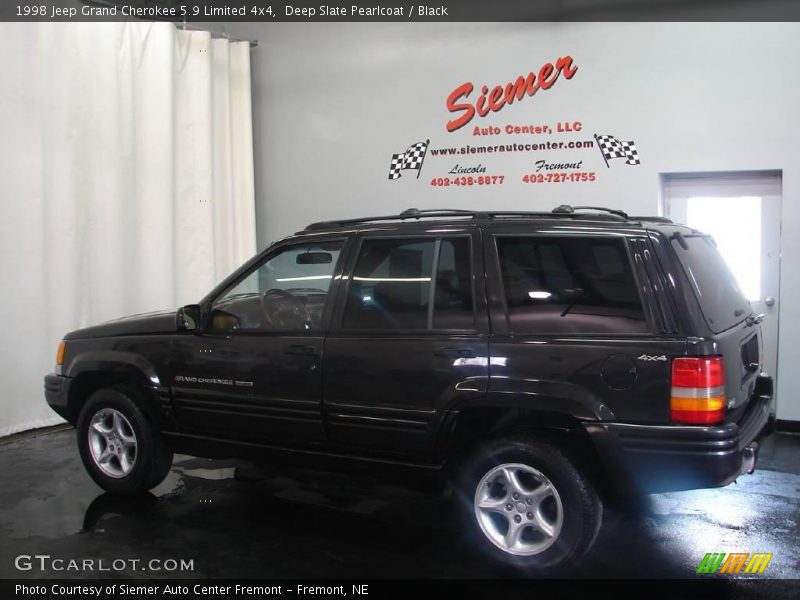 Deep Slate Pearlcoat / Black 1998 Jeep Grand Cherokee 5.9 Limited 4x4