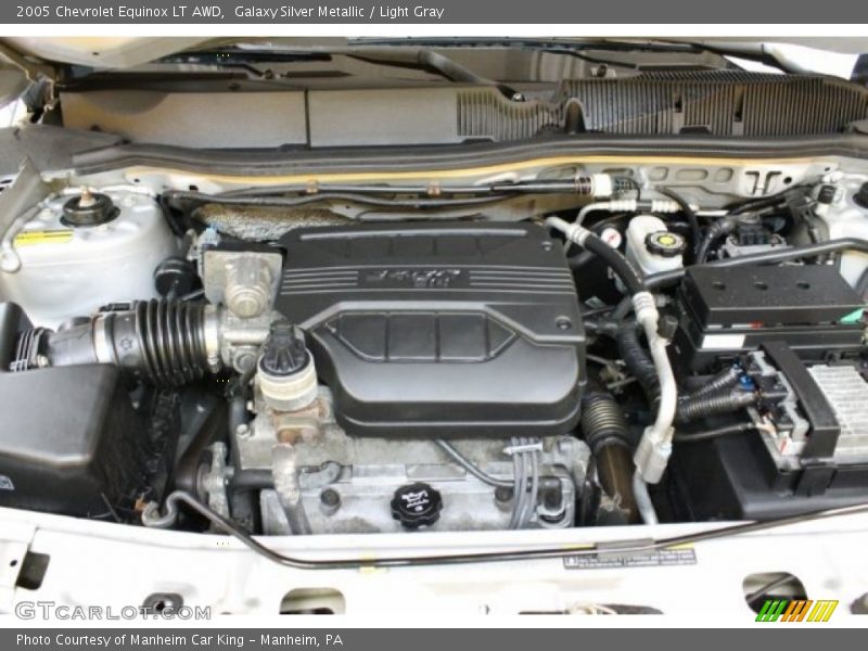 Galaxy Silver Metallic / Light Gray 2005 Chevrolet Equinox LT AWD