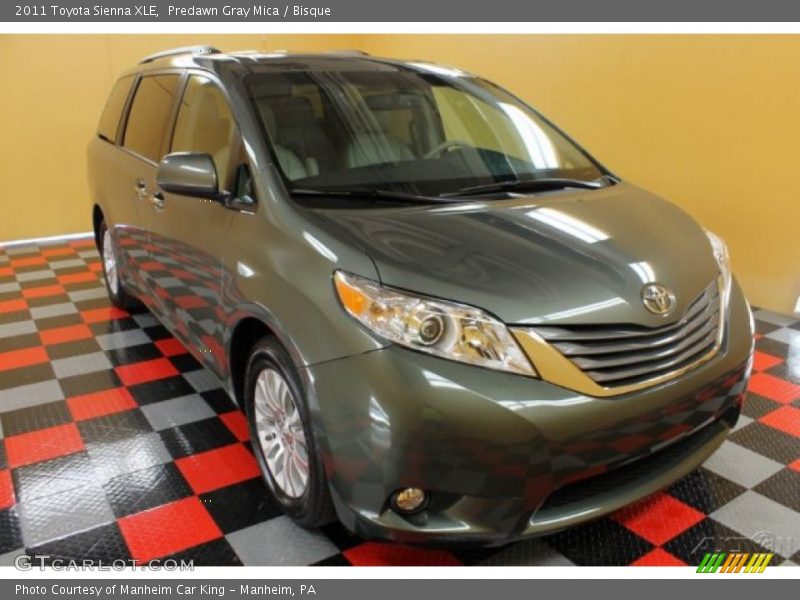 Predawn Gray Mica / Bisque 2011 Toyota Sienna XLE