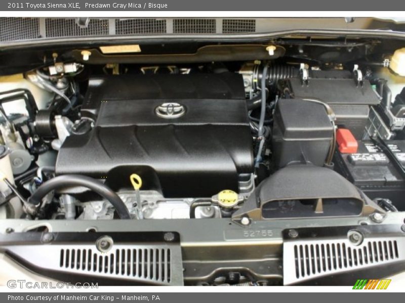 Predawn Gray Mica / Bisque 2011 Toyota Sienna XLE