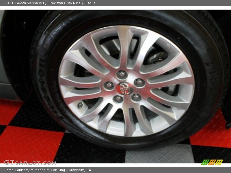 Predawn Gray Mica / Bisque 2011 Toyota Sienna XLE