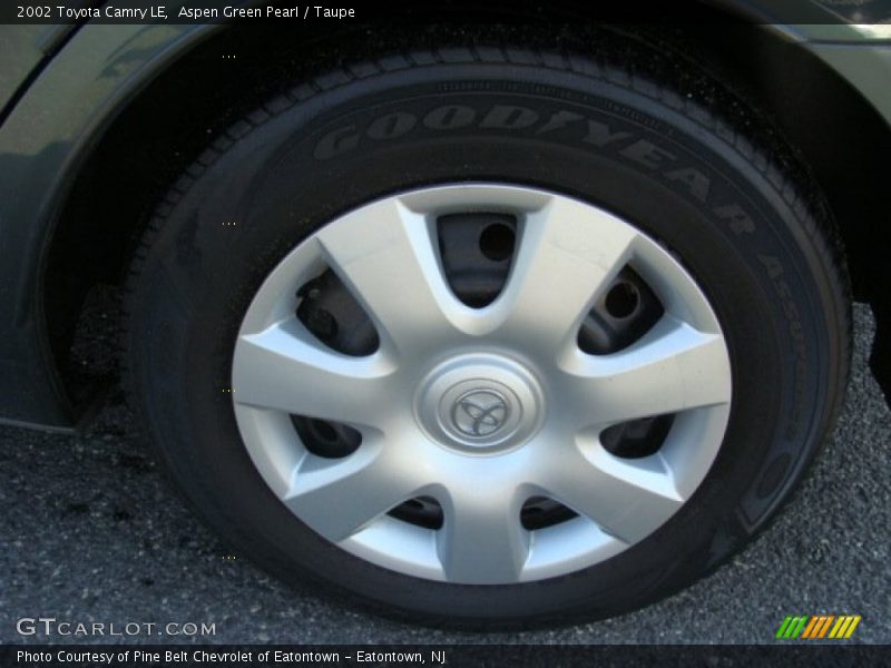 Aspen Green Pearl / Taupe 2002 Toyota Camry LE