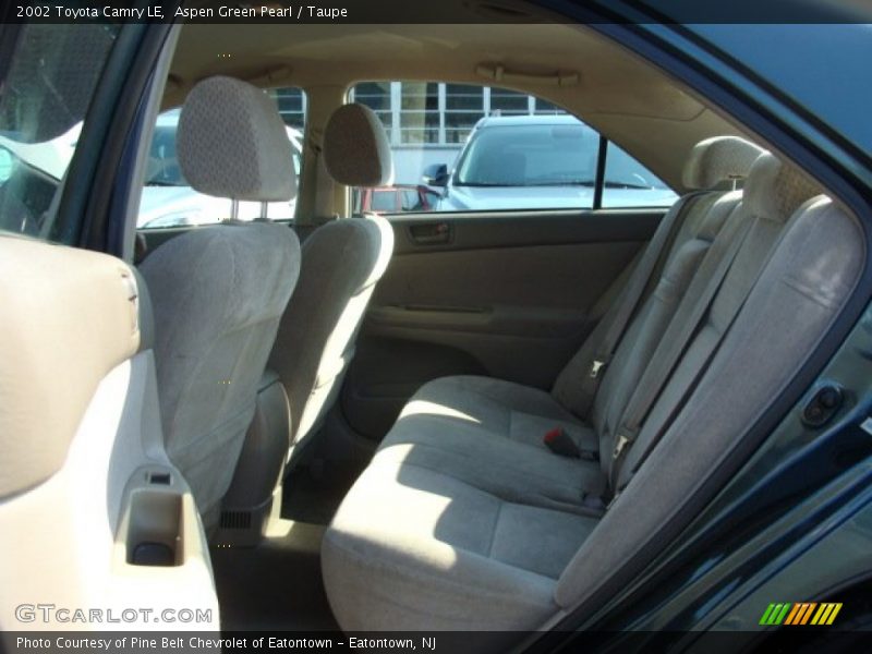 Aspen Green Pearl / Taupe 2002 Toyota Camry LE