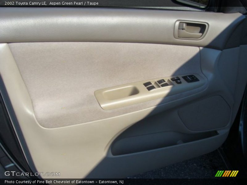 Aspen Green Pearl / Taupe 2002 Toyota Camry LE