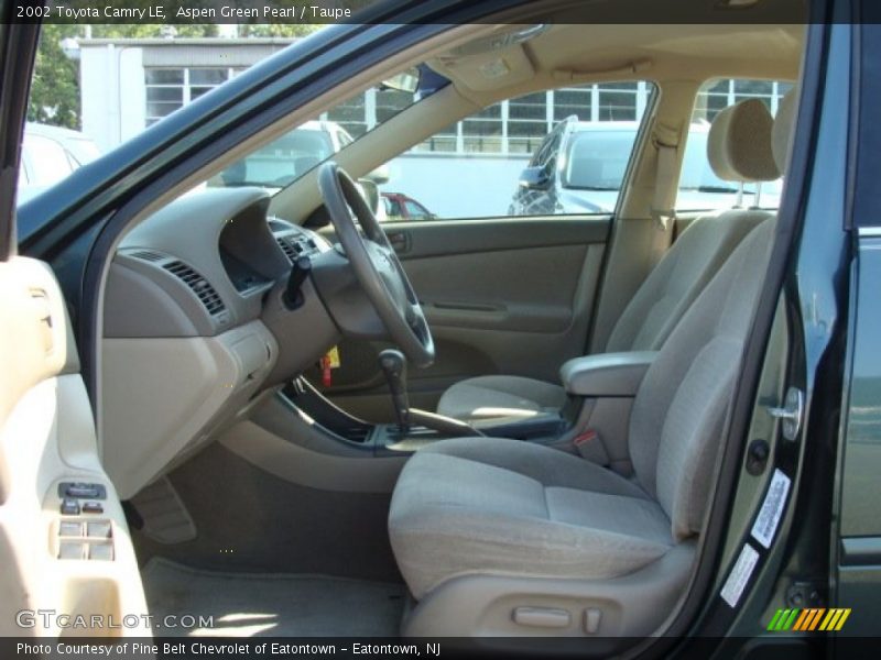 Aspen Green Pearl / Taupe 2002 Toyota Camry LE