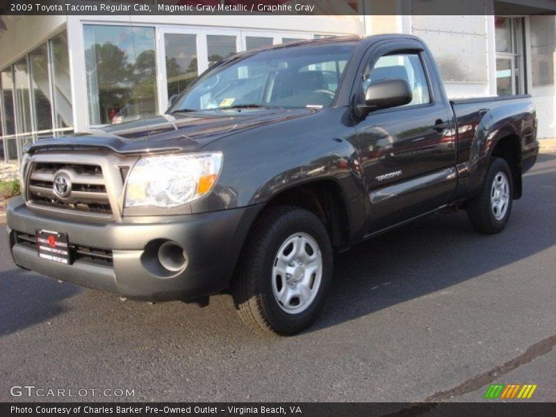 Magnetic Gray Metallic / Graphite Gray 2009 Toyota Tacoma Regular Cab