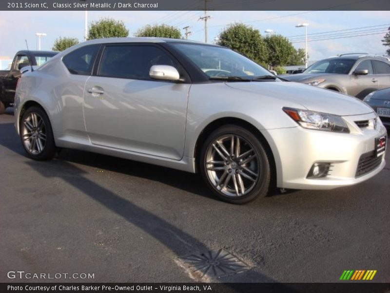 Classic Silver Metallic / Dark Charcoal 2011 Scion tC