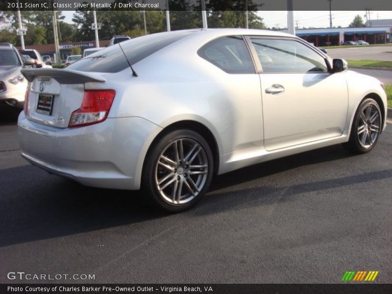 Classic Silver Metallic / Dark Charcoal 2011 Scion tC