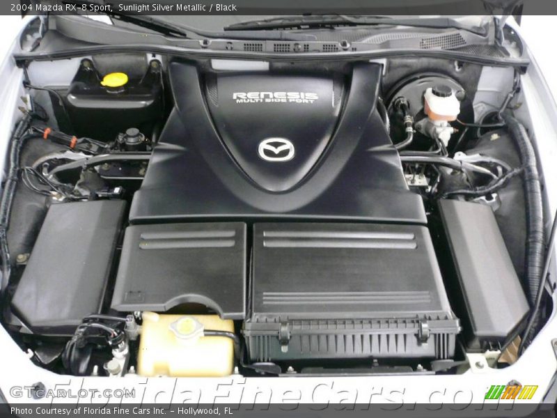 Sunlight Silver Metallic / Black 2004 Mazda RX-8 Sport