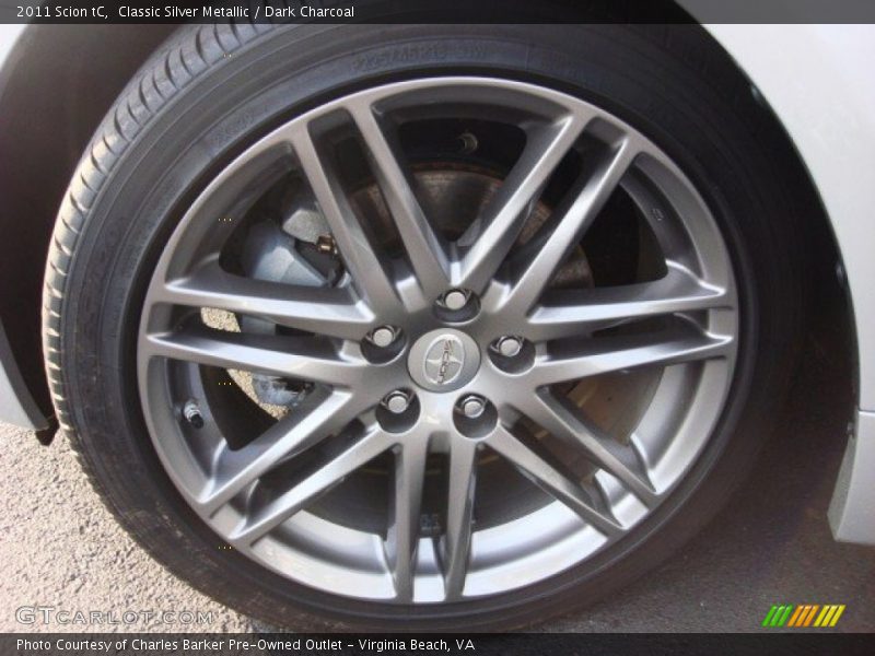 Classic Silver Metallic / Dark Charcoal 2011 Scion tC