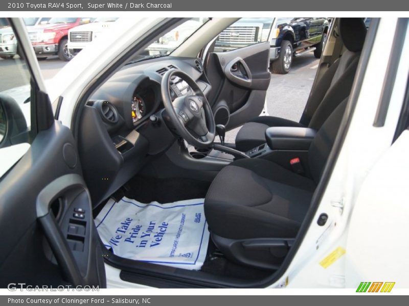  2010 RAV4 Sport Dark Charcoal Interior