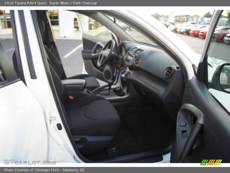 Super White / Dark Charcoal 2010 Toyota RAV4 Sport