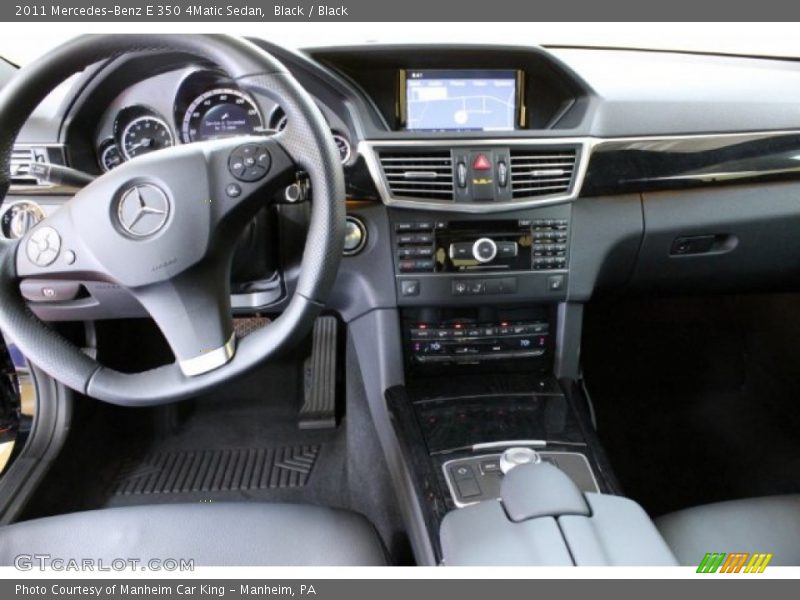 Black / Black 2011 Mercedes-Benz E 350 4Matic Sedan
