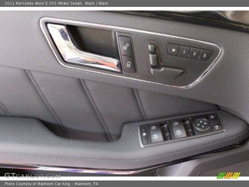 Black / Black 2011 Mercedes-Benz E 350 4Matic Sedan
