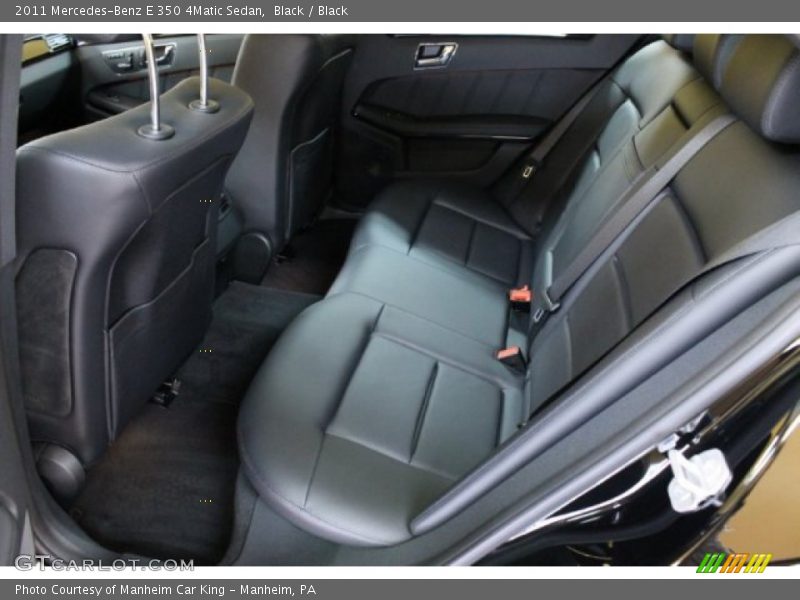 Black / Black 2011 Mercedes-Benz E 350 4Matic Sedan